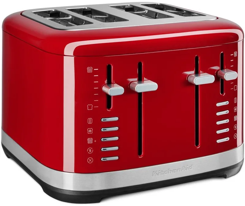 KitchenAid 5KMT4109EER - Broodrooster - 4 Sleuven - 7 Bruiningstanden by KitchenAid in Red – product photo