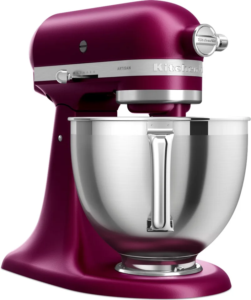 KitchenAid 5KSM195PSEBE - Keukenmachine - 4.8L - 300 W fra KitchenAid i Bordeaux rood – produktbillede