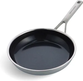 Multi-Ply koekenpan ø20cm - RVS - inductie - anti-aanbak - PFAS-vrij by KitchenAid in Silver – product photo 1 of 3