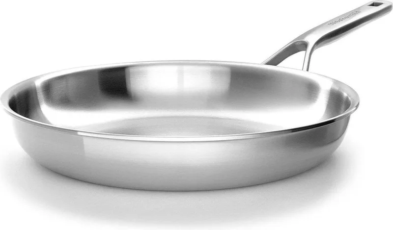 Multi-Ply RVS Koekenpan - ø20cm - inductie - PFAS-vrij von KitchenAid in Silber – Produktfoto 1 von 6