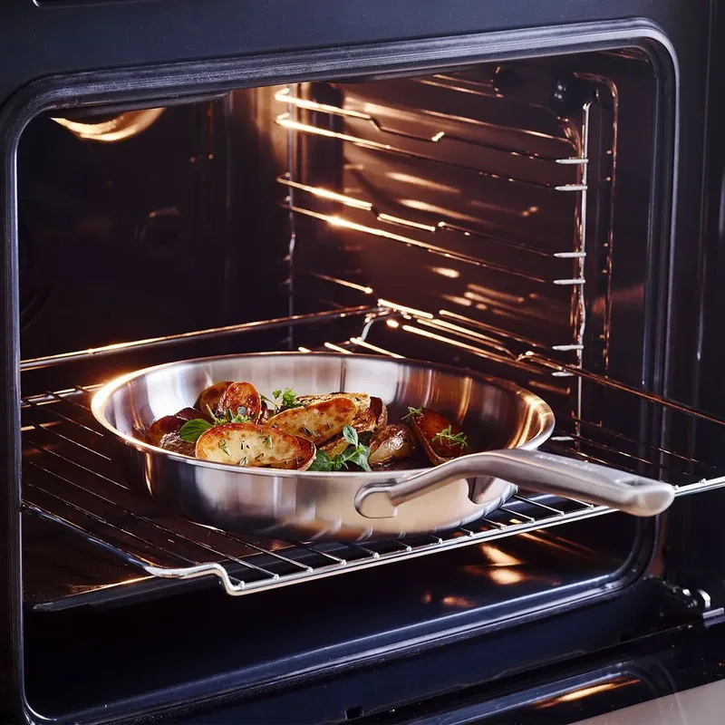 Multi-Ply RVS Koekenpan - ø20cm - inductie - PFAS-vrij von KitchenAid in Silber – Produktfoto 5 von 6