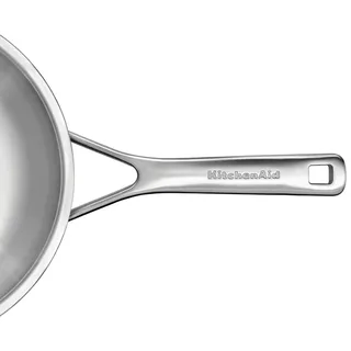 Multi-Ply RVS Koekenpan - ø20cm - inductie - PFAS-vrij von KitchenAid in Silber – Produktfoto 2 von 6