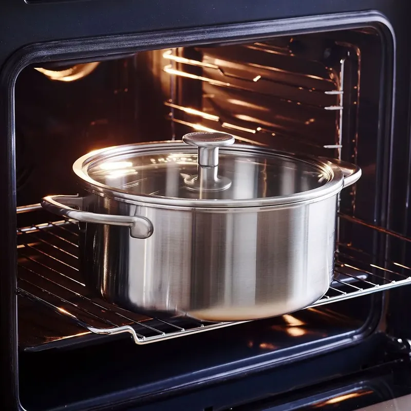 Multi-Ply RVS Kookpan - ø24 cm - 4,9L - inductie - PFAS-vrij by KitchenAid in Silver – product photo 5 of 5