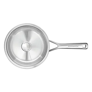 Multi-Ply RVS Steelpan - ø20cm - 3,1L - met glazen deksel - inductie - PFAS-vrij by KitchenAid in Silver – product photo 2 of 5