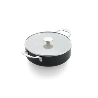Open - Hapjespan met handvatten - 24 cm - Alle Warmtebronnen by KitchenAid in Black – product photo 3 of 4