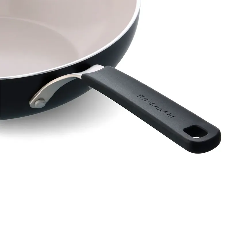 Open - Wokpan - 28 cm - Alle Warmtebronnen van KitchenAid in Zwart – productfoto 3 van 5