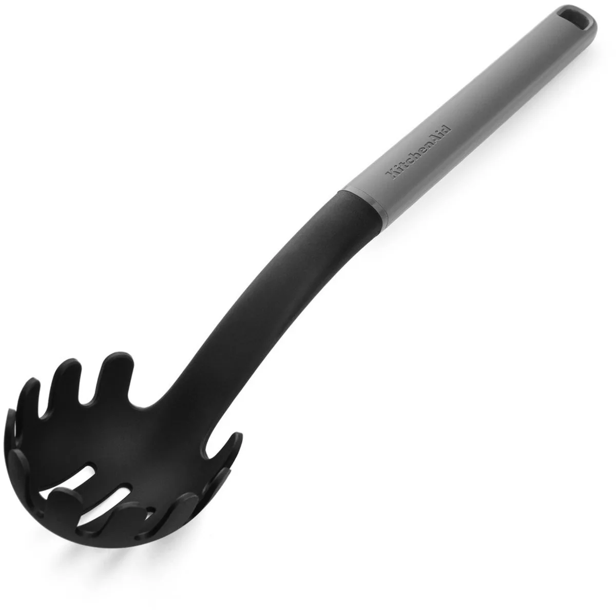 Pastalepel, Spaghettilepel, 34 cm, Kunststof/Nylon van KitchenAid in Grijs – productfoto