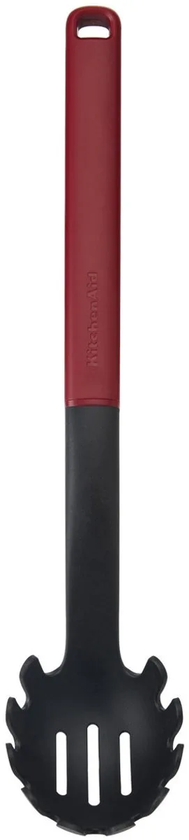Pastalepel, Spaghettilepel, 34 cm, Kunststof/Nylon van KitchenAid in Rood – productfoto