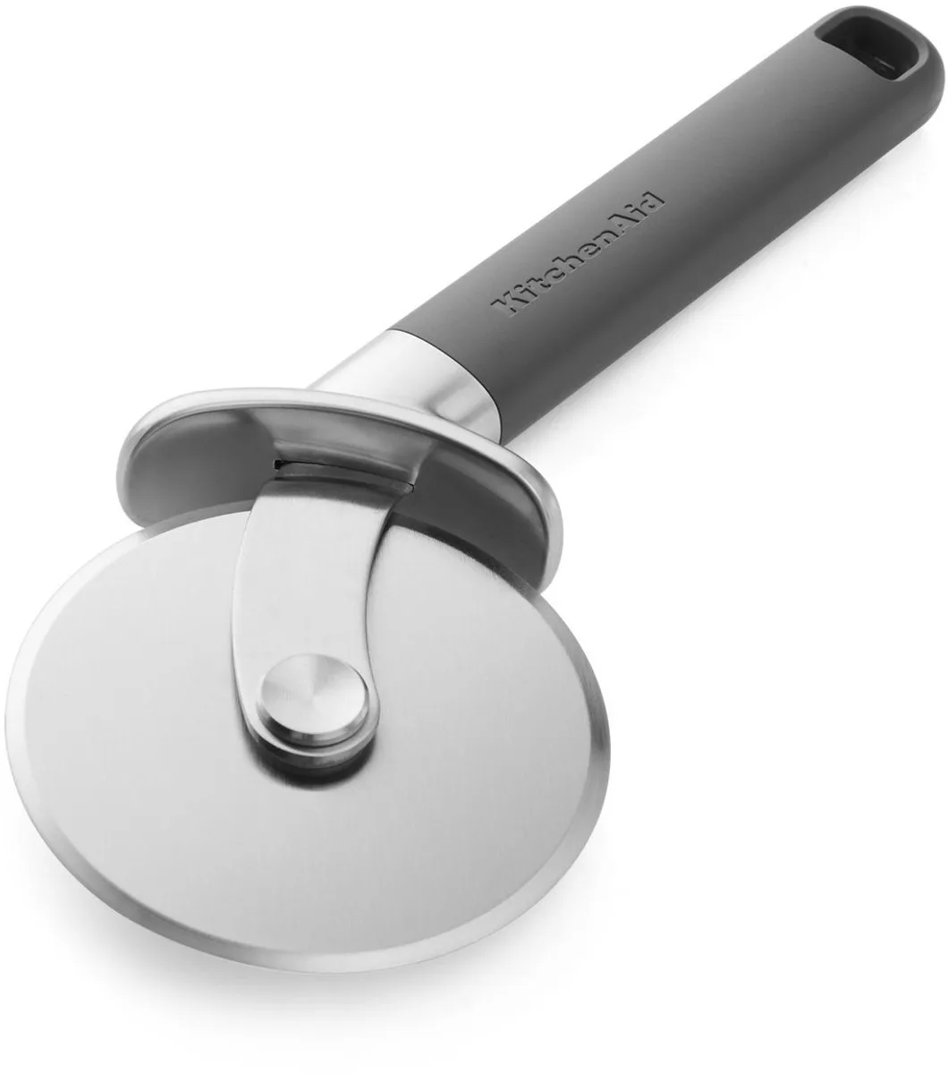 Pizzawiel/Pizzasnijder, 23,5 cm, Kunststof/RVS van KitchenAid in Grijs – productfoto