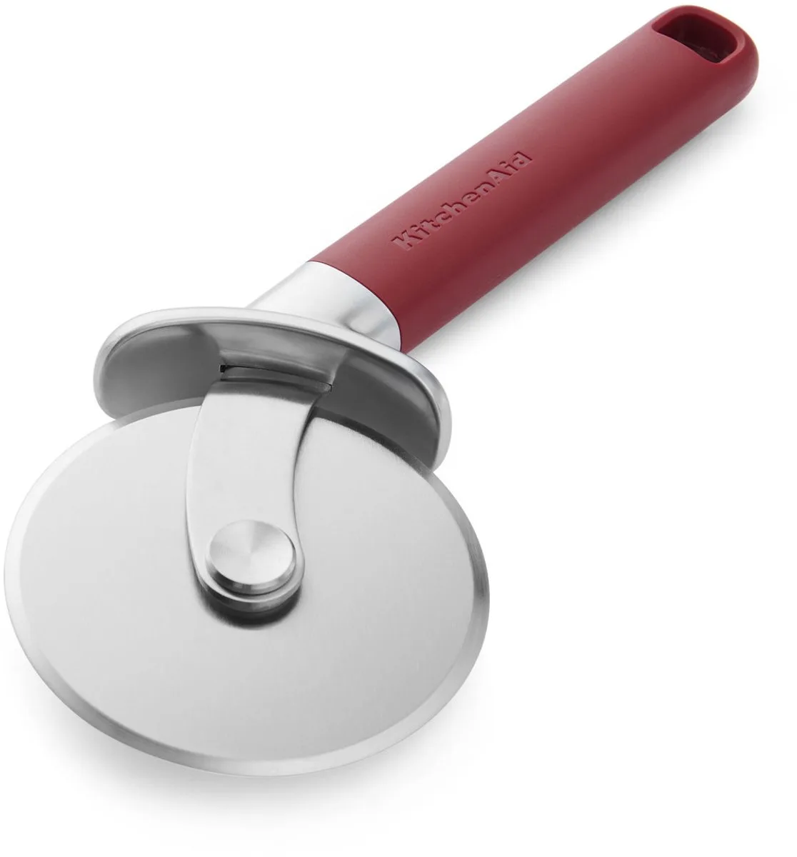 Pizzawiel/Pizzasnijder, 23,5 cm, Kunststof/RVS van KitchenAid in Rood – productfoto
