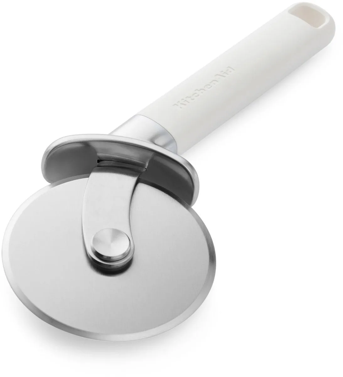 Pizzawiel/Pizzasnijder, 23,5 cm, Kunststof/RVS från KitchenAid i Vit – produktbild