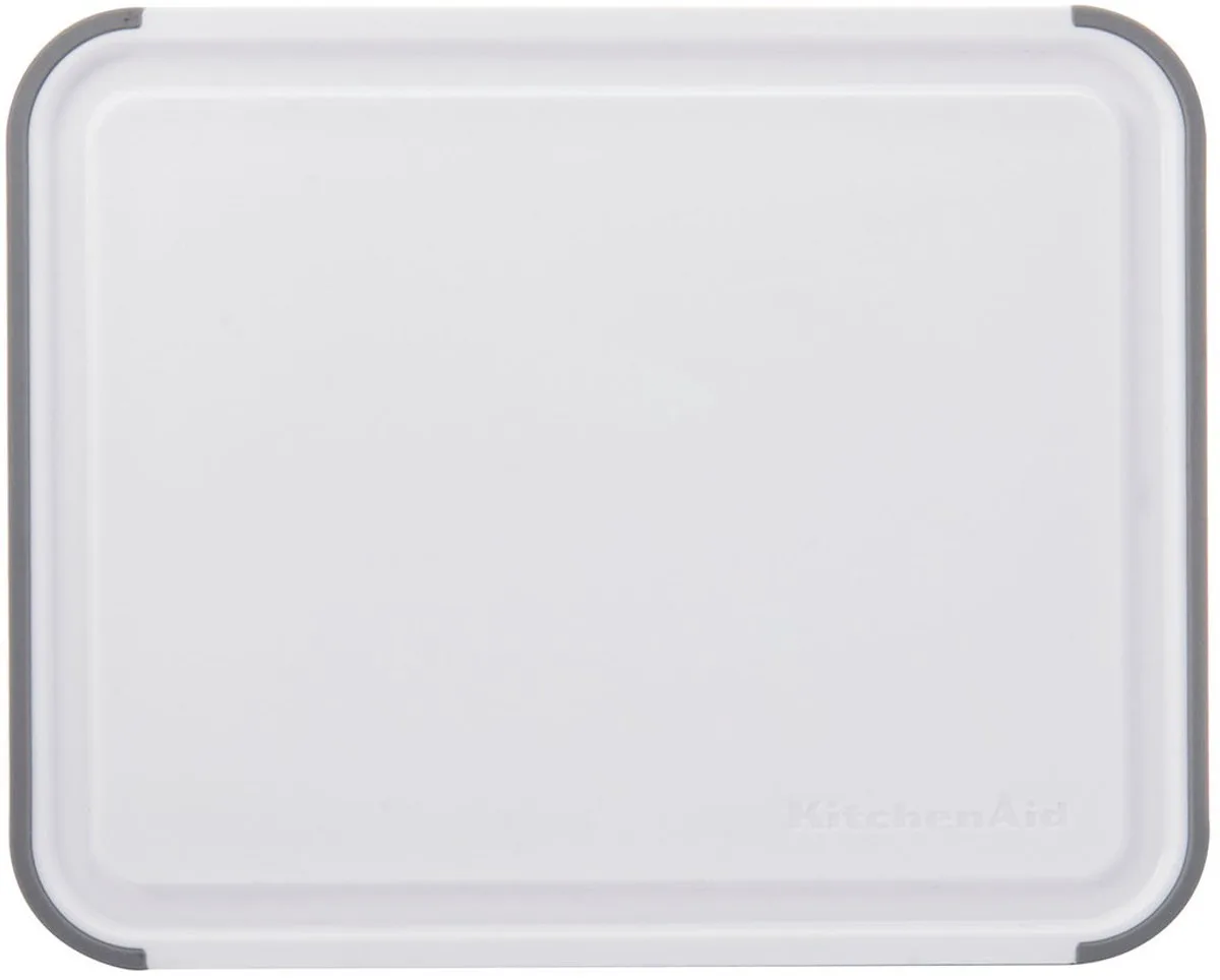 Snijplank, Antislip, Kunststof, 35 cm x 28 cm van KitchenAid in Wit – productfoto