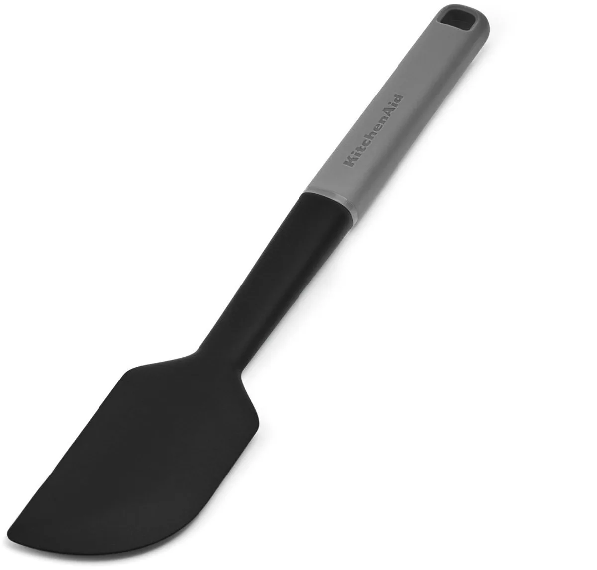 Spatel met Punt, Pannenlikker, 30 cm, Siliconen, Kunststof de KitchenAid en Gris – photo produit