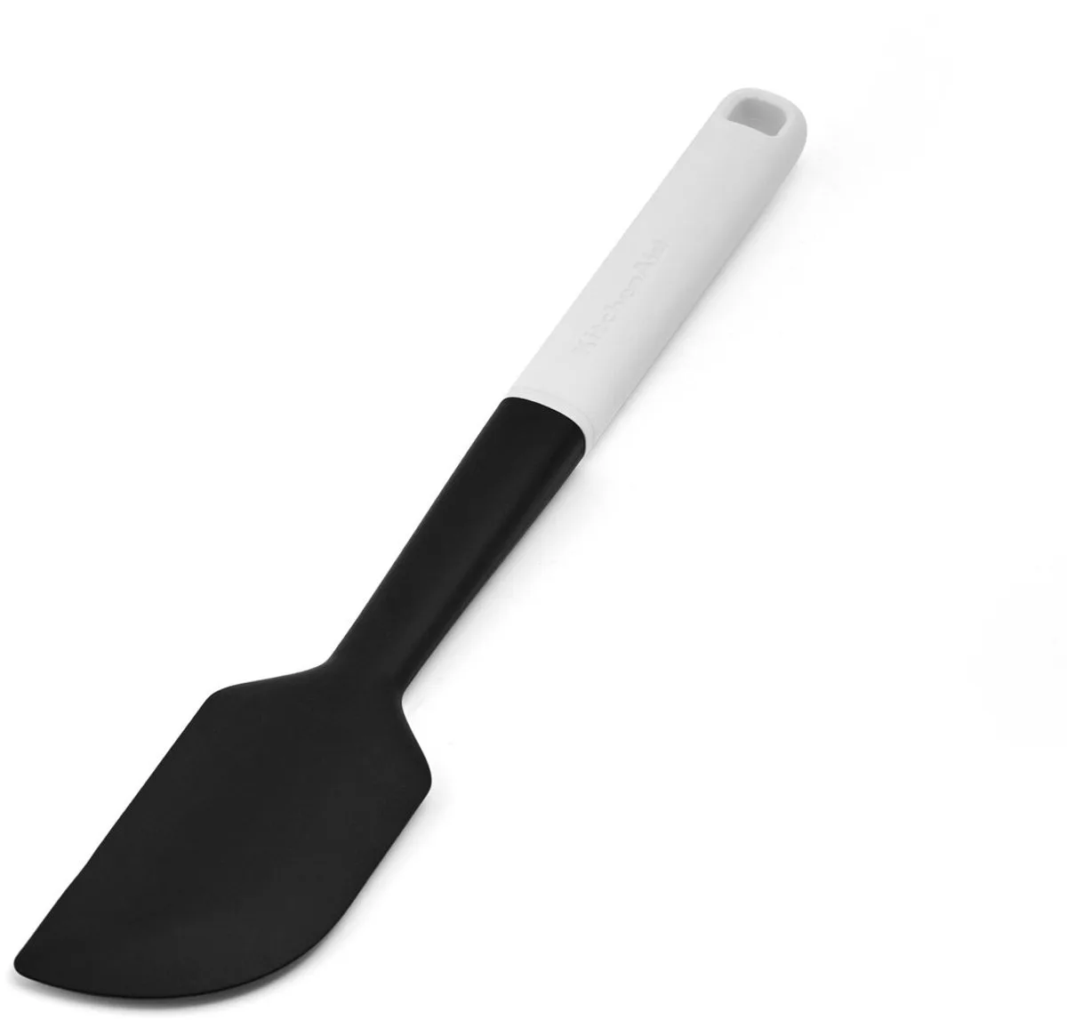 Spatel met Punt, Pannenlikker, 30 cm, Siliconen, Kunststof fra KitchenAid i Hvid – produktbillede