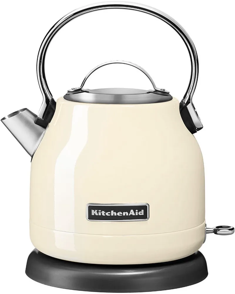 Waterkoker - kalkfilter - amandelwit - 1.25 liter - 5KEK1222EAC de KitchenAid en Crème – photo produit