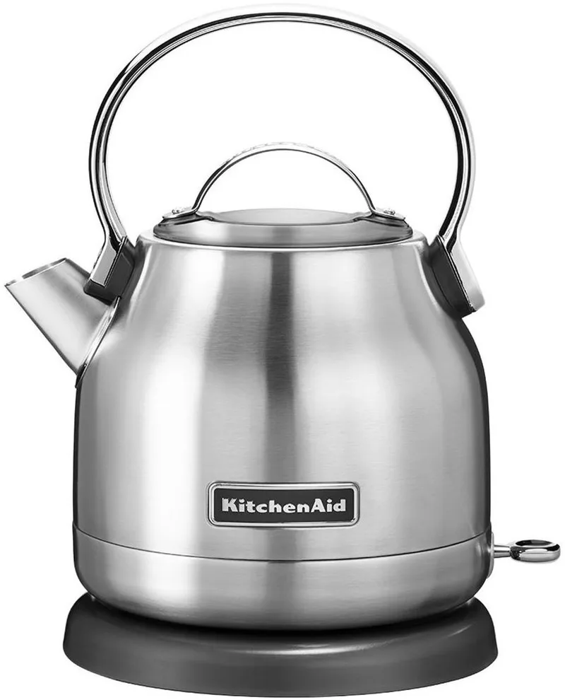 Waterkoker - kalkfilter - RVS - 1.25 liter - 5KEK1222ESX by KitchenAid in Silver – product photo