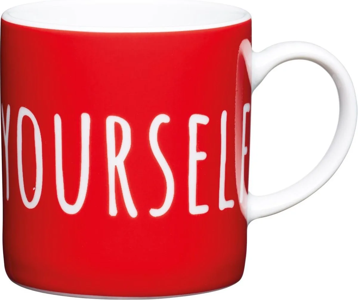 Espresso Kopje - Espresso yourself - 80ml van KitchenCraft in Meerkleurig – productfoto