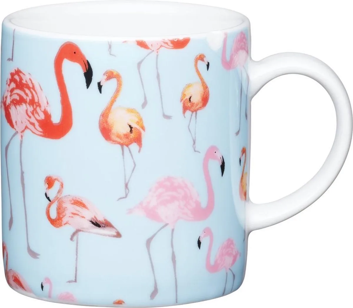 Espresso Kopje - Flamingo - 80ml van KitchenCraft in Meerkleurig – productfoto