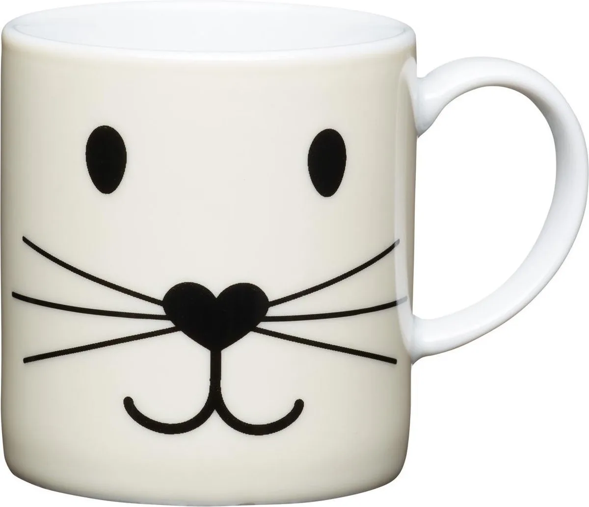 Espresso Kopje - Kat - 80ml van KitchenCraft in Meerkleurig – productfoto