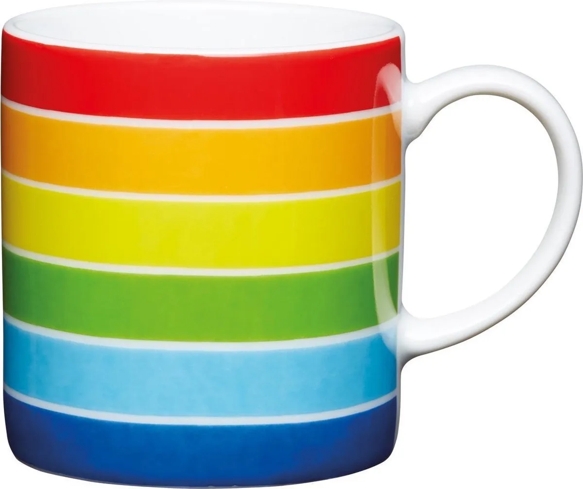 Espresso Kopje - Regenboog - 80ml fra KitchenCraft i Flerfarvet – produktbillede