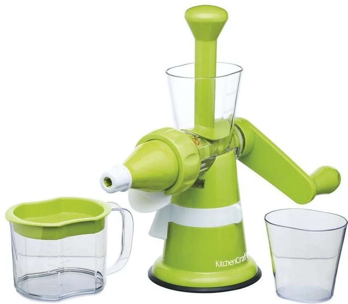 Juicer Handbediend 13 X 24 X 31 Cm 3-delig van KitchenCraft in Groen – productfoto