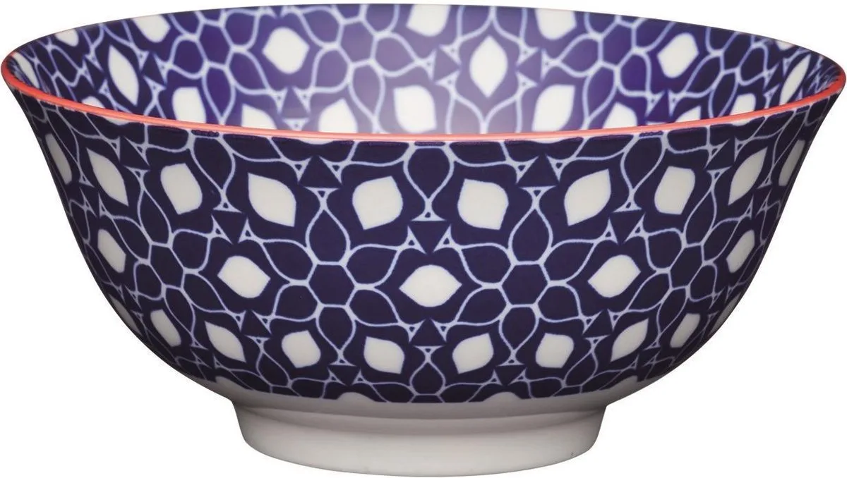 Kom Blue Floral 15,7 Cm Keramiek de KitchenCraft en Bleu – photo produit