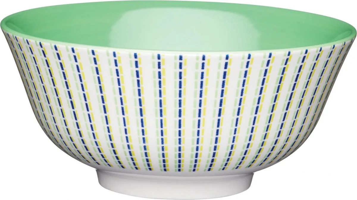 Kom Moroccan Style Hues 15,7 Cm Keramiek Wit van KitchenCraft in Lime – productfoto