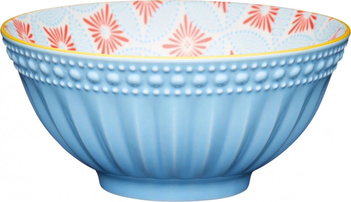 Kom Mozaiek 15,7 X 7,5 Cm Keramiek van KitchenCraft in Lichtblauw – productfoto