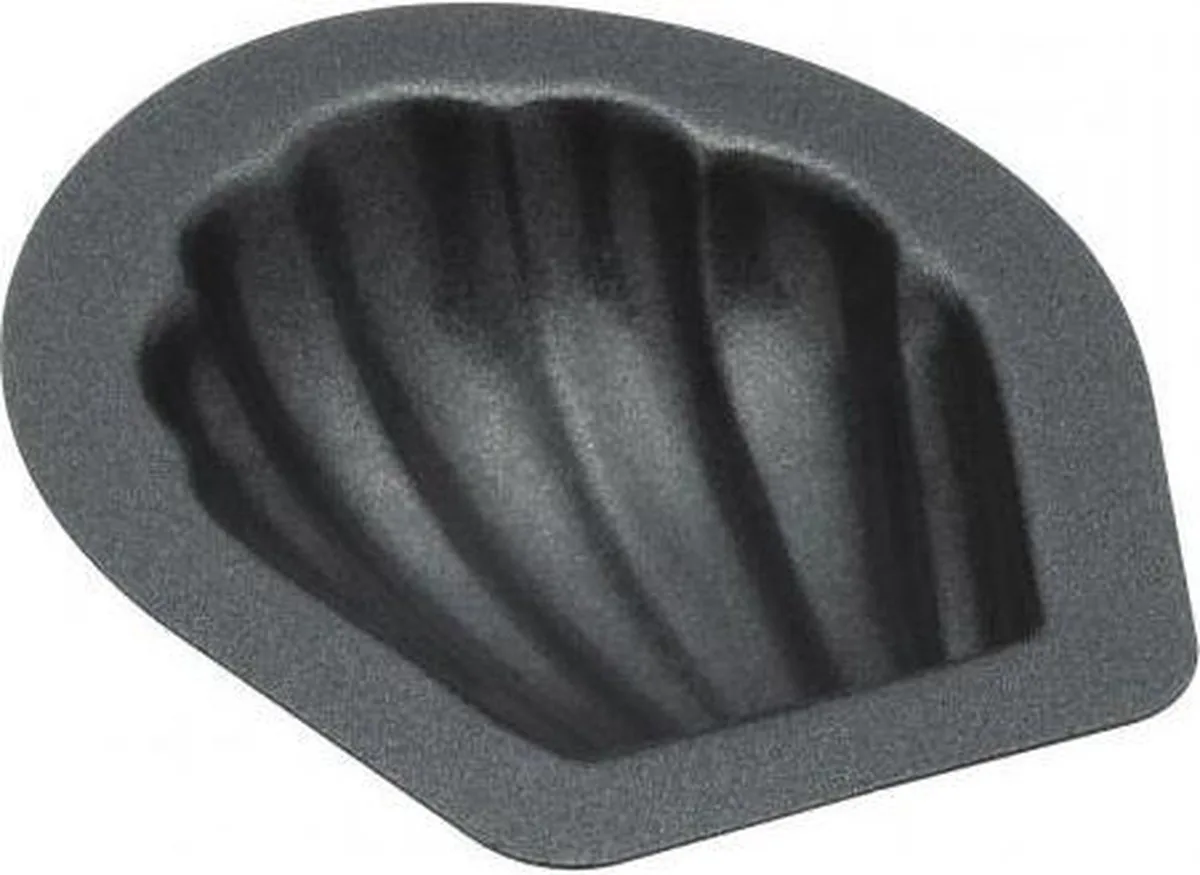 Mini bakvorm schelp, 5cm van KitchenCraft in Grijs – productfoto