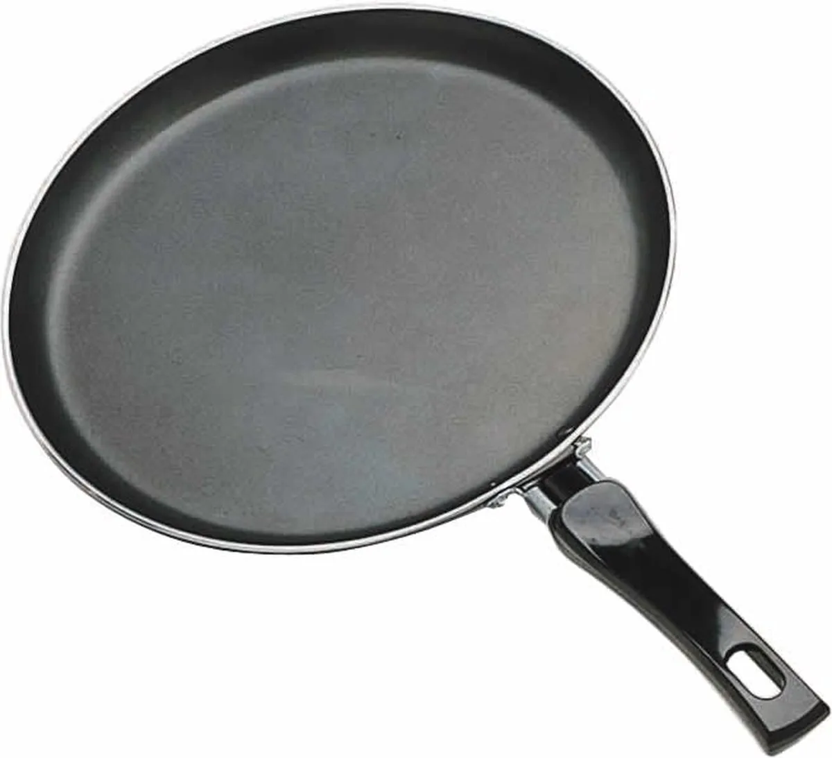 Pannenkoekenpan met Antiaanbaklaag en Geprint Recept - Aluminium 24 cm van KitchenCraft in Zwart – productfoto