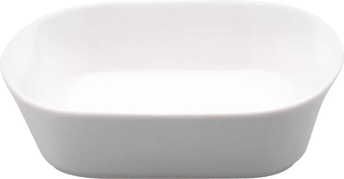 Serveerschaal - Porselein, 21cm - Ovenbestendig van KitchenCraft in Wit – productfoto