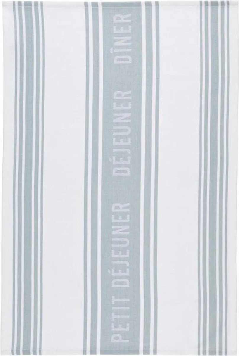 Theedoeken Grijs - Katoen - Set van 2 - 70x47cm van KitchenCraft in Meerkleurig – productfoto