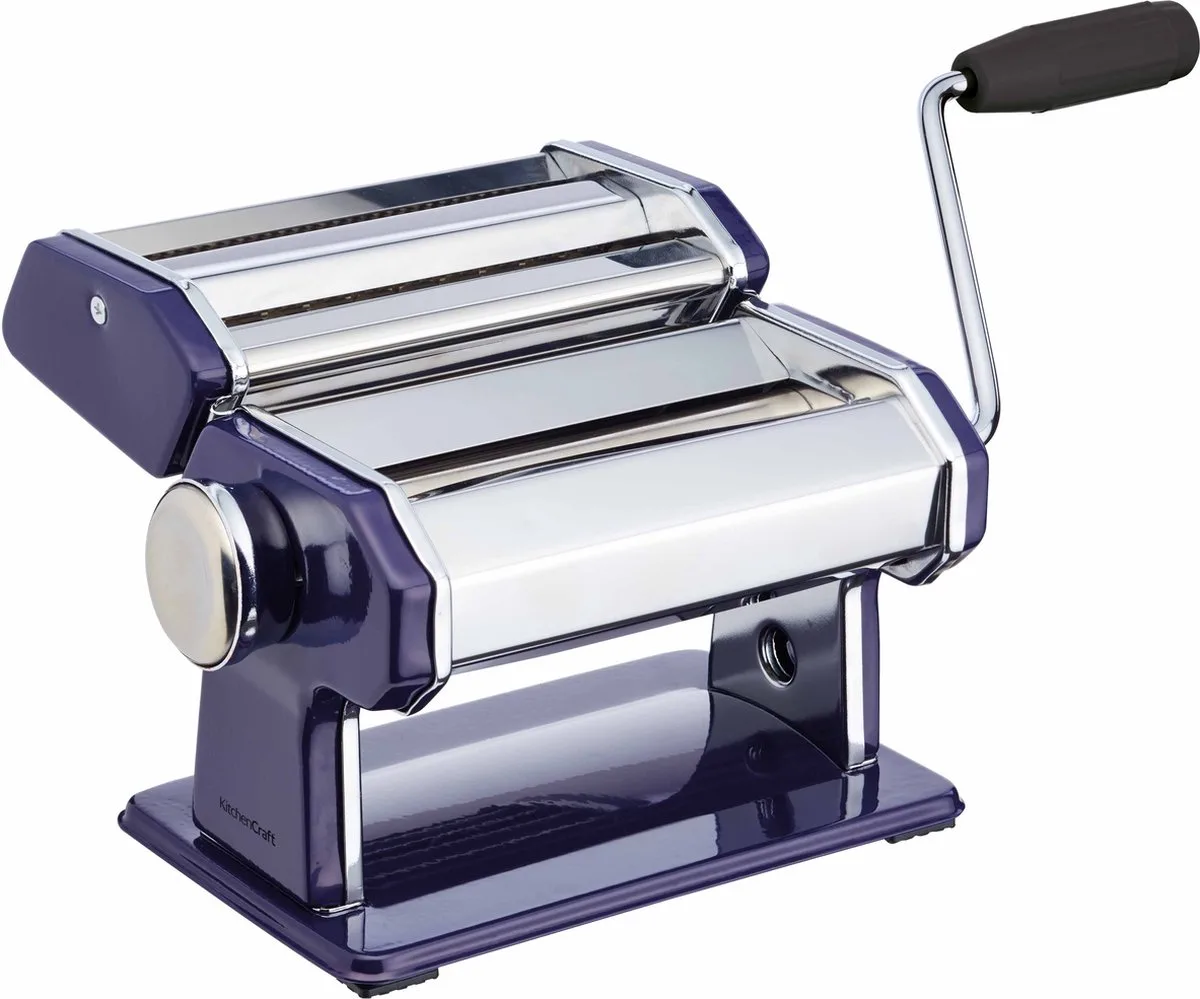 World Of Flavours Pastamachine - 35 x 19 x 24 cm Roestvrij Staal von KitchenCraft in Blau – Produktfoto
