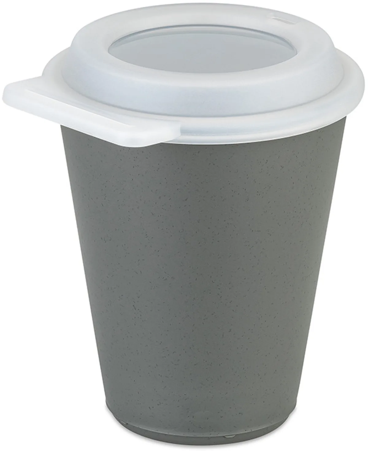 Beker met deksel en drinkopening, 300 ml de Koziol en Anthracite – photo produit