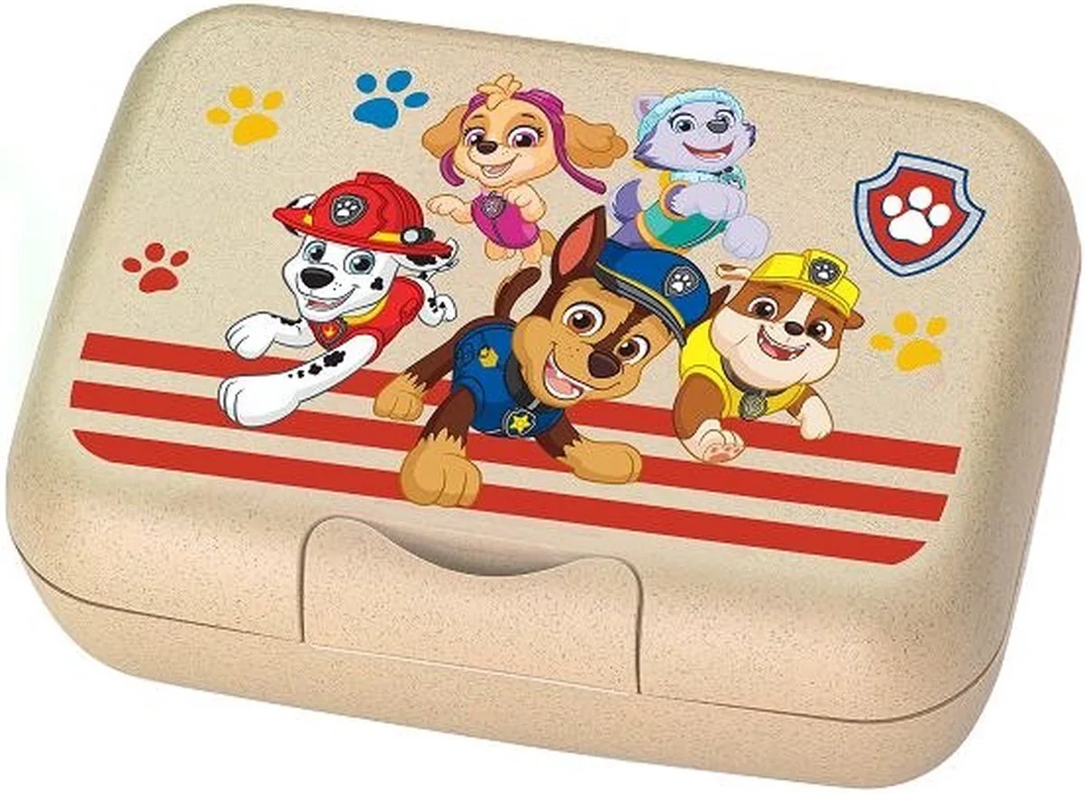 Bio Circulair Lunchbox Candy L - Paw Patrol von Koziol in Paw Patrol organic sand – Produktfoto