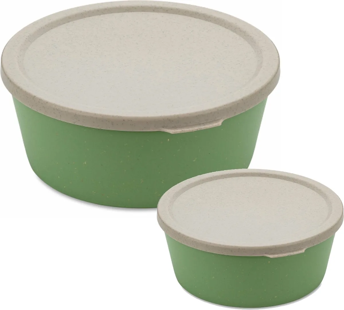 Connect Box vershouddozen set 2 delig - 400 en 890 ml de Koziol en Vert – photo produit