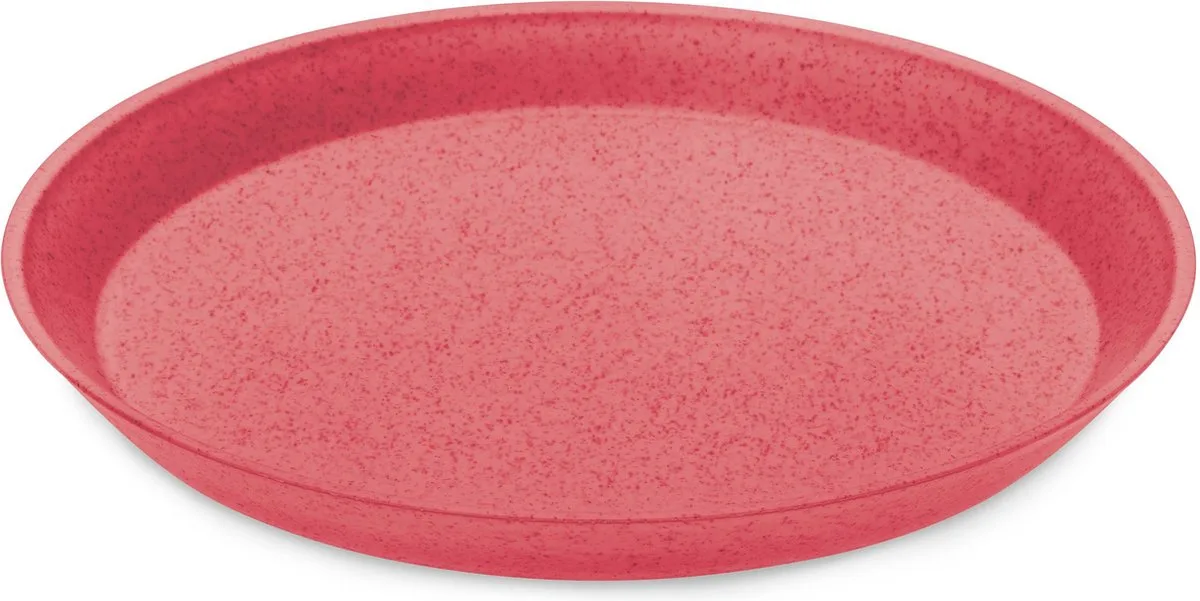 Connect Plate Small van Koziol in Organic Coral – productfoto