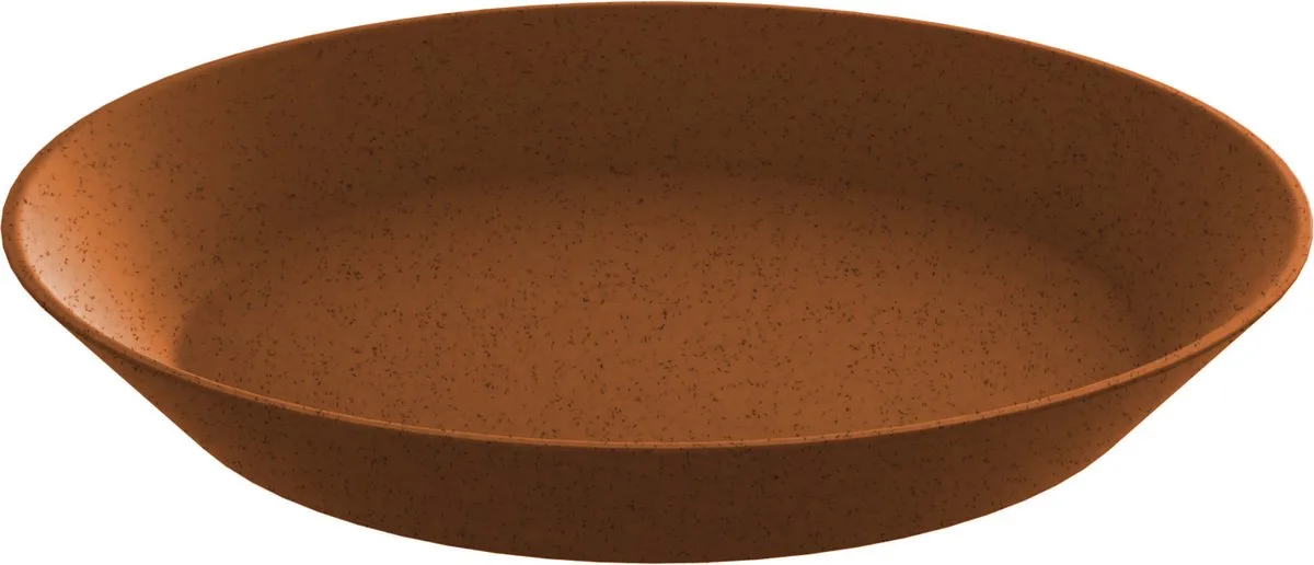 Connect Soup Plate fra Koziol i Brun – produktbillede