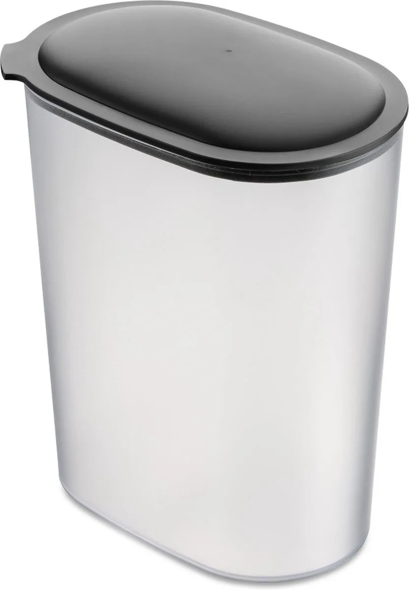 Connect Voorraadpot Ovaal 2,5 liter - Kunststof van Koziol in Grijs – productfoto