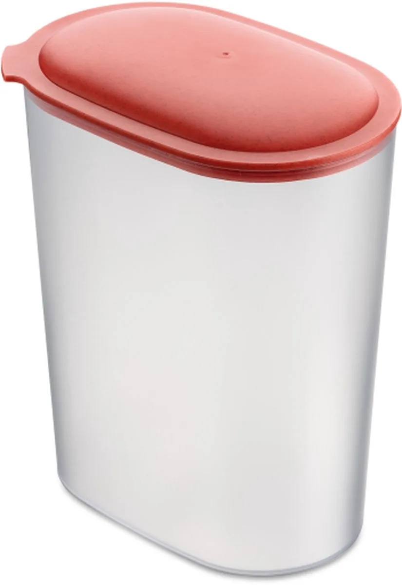 Connect Voorraadpot Ovaal 2,5 liter - Kunststof van Koziol in Roze – productfoto