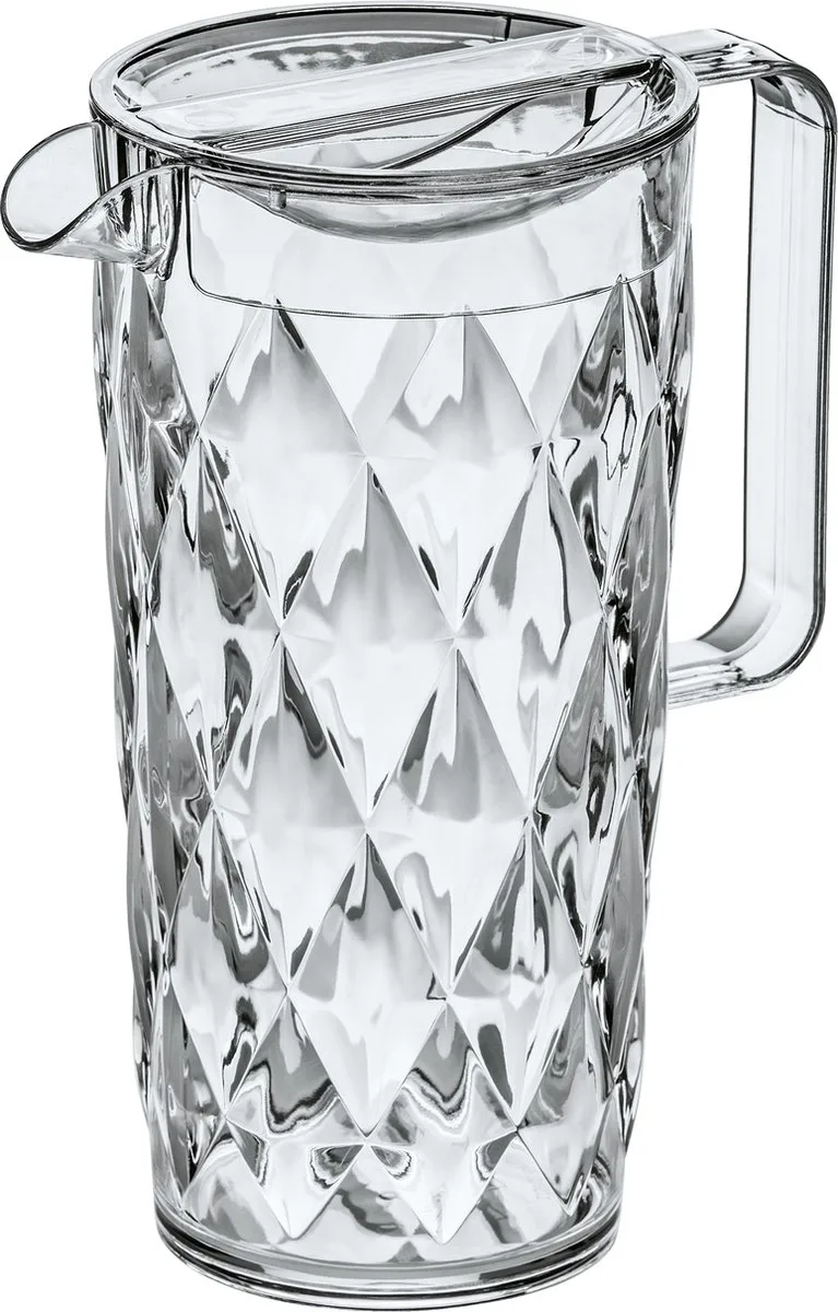 Crystal Karaf - 1,6 L - met 4 glazen van Koziol in Transparant – productfoto