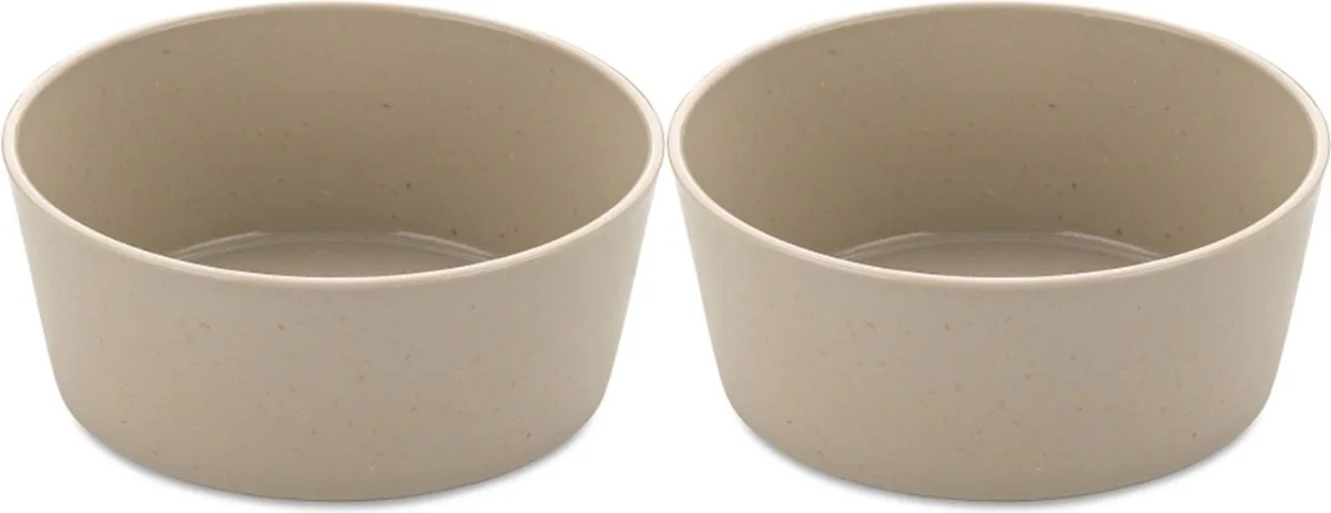 Kom, 0.89 L, Set van 2, Organic, Zand Beige van Koziol in Natur Desert Sand – productfoto