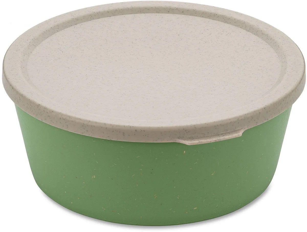 Kom met deksel, 0.4 L, Organic, Blad by Koziol in Green – product photo