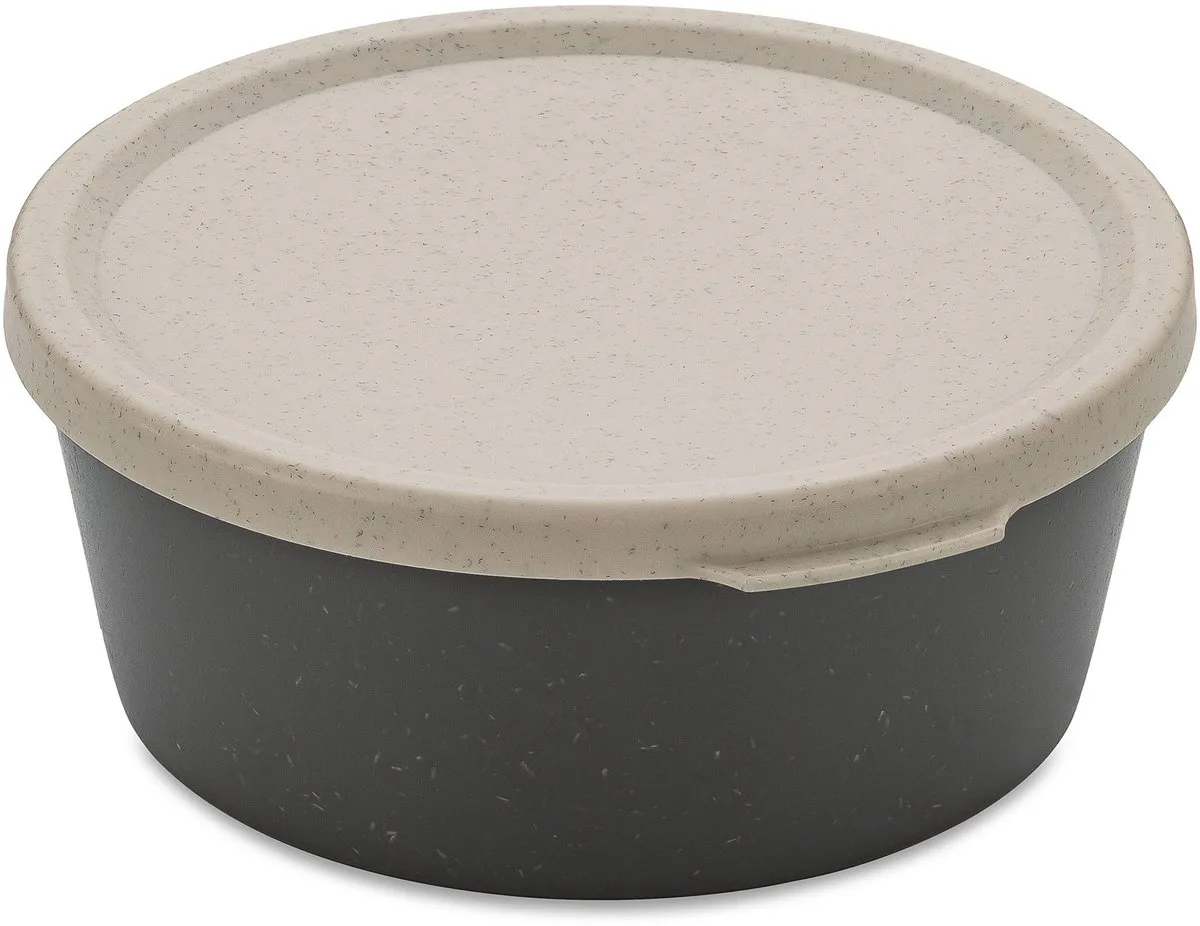 Kom met deksel, 0.89 L, Organic, As de Koziol en Gris – photo produit