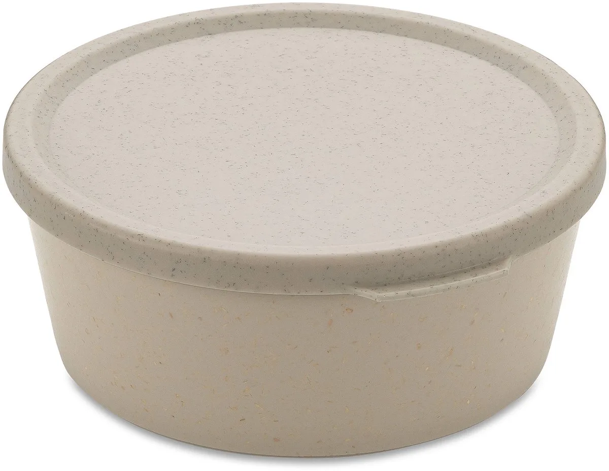 Kom met deksel, 0.89 L, Organic, Zand van Koziol in Beige – productfoto