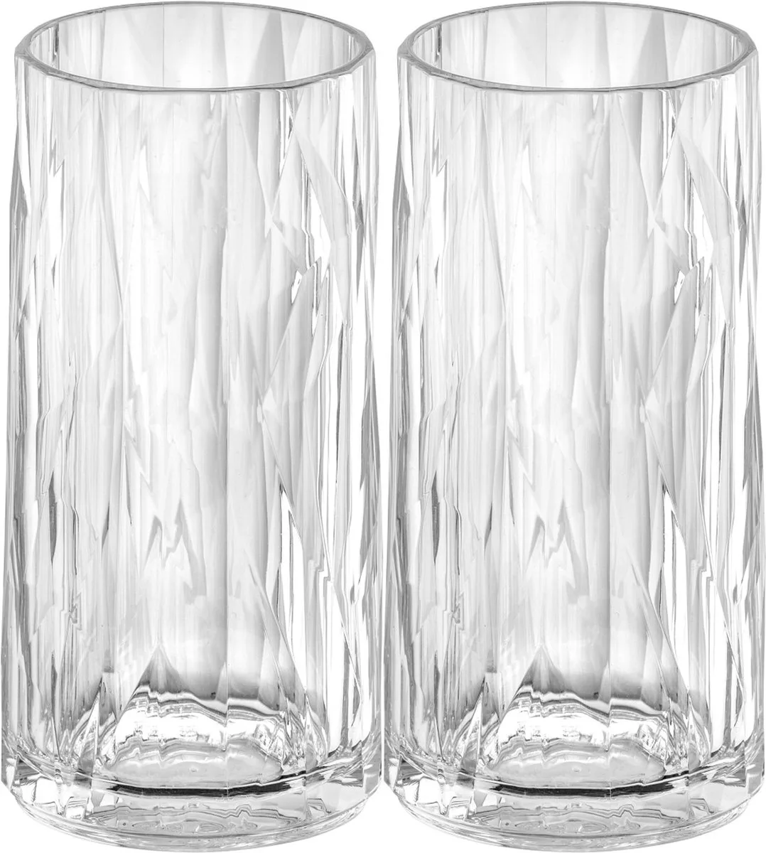 Longdrinkglas, 0.3 L, Set van 2, Organic van Koziol in Transparant – productfoto