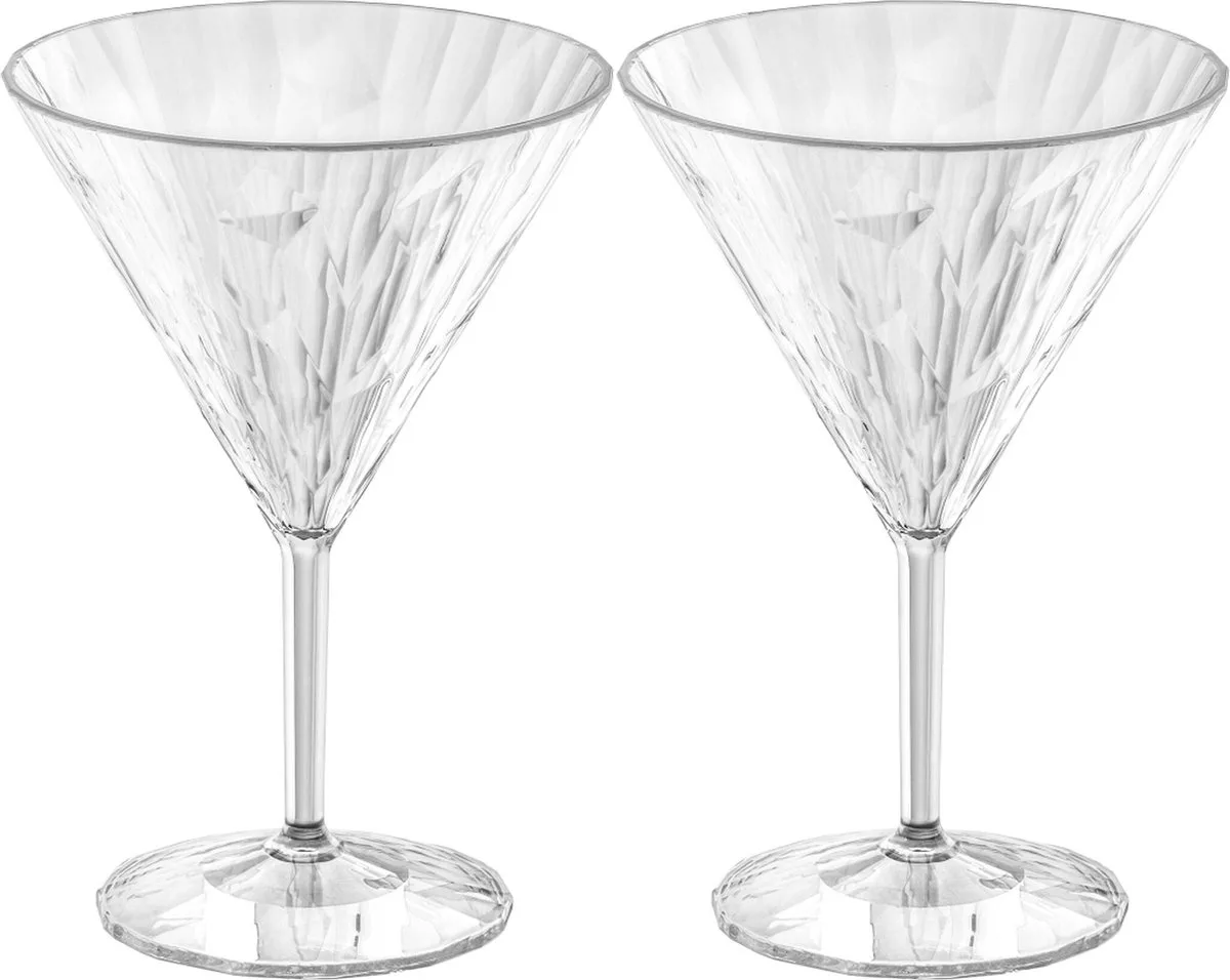 Martiniglas, 0.25 L, Set van 2, Organic by Koziol in Transparent – product photo