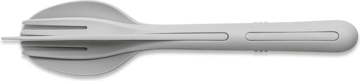 Organic Klikk Cutlery Set Set of 3 Pieces de Koziol en Gris – photo produit