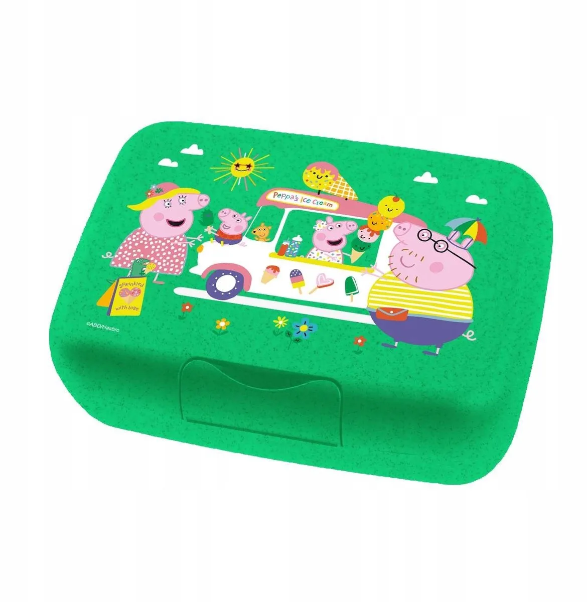 Peppa Pig Lunchbox & Com - Biologisch fra Koziol i Lentegroen – produktbillede