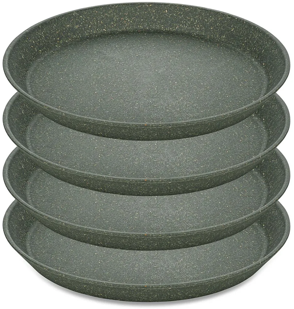 Rond bord, 20.5 cm, Set van 4, Organic, As van Koziol in Grijs – productfoto